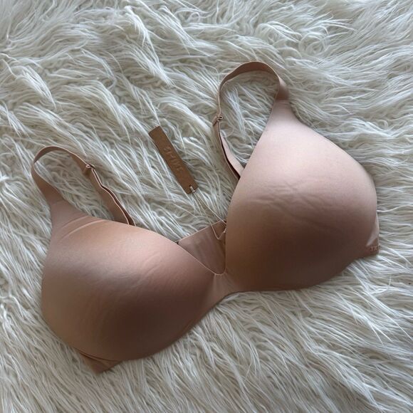 Skims Wireless Super Push up Bra Clay Size 40D - Picture 3 of 7